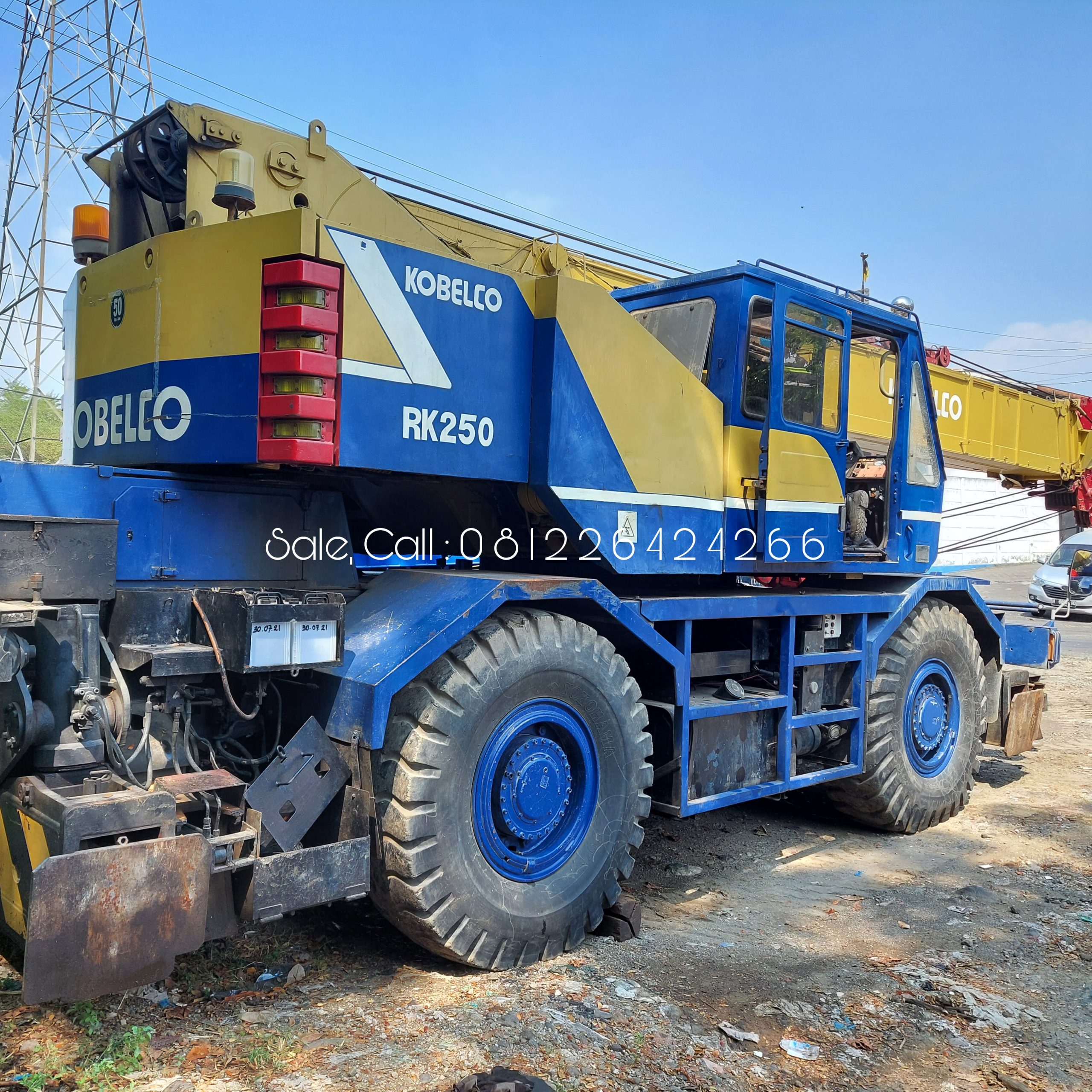 JUAL KOBELCO ROUGHTER CRANE 25 TON 2 JUAL KOBELCO ROUGHTER CRANE 25 TON 2